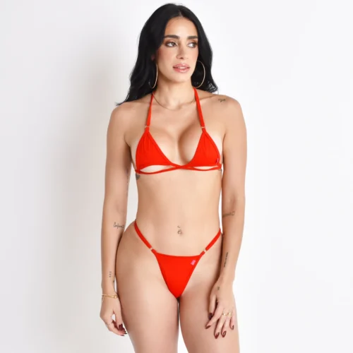 Ashley’s Sins Red Micro Bikini