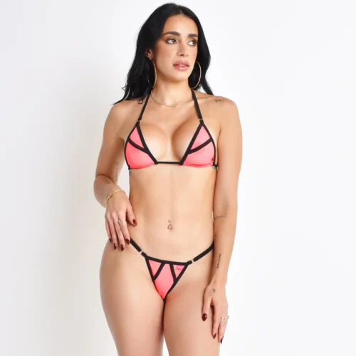 Sensation Sheer Coral Bikini
