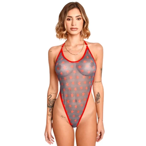 Liberty Land Sheer Swimsuit