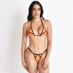 Sunset Crush Sexy Orange Bikini
