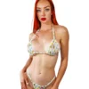 Pineapple Vibes Sheer Bikini
