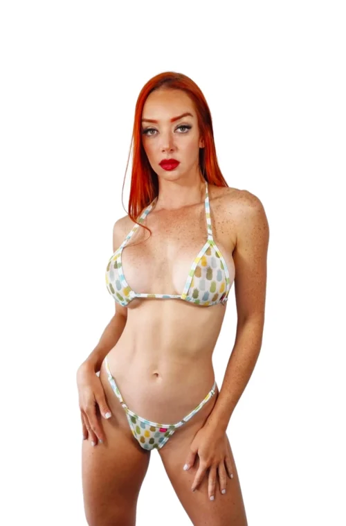 Pineapple Vibes Sheer Bikini