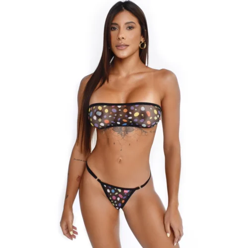 Pop Rocks Bandeau Bikini