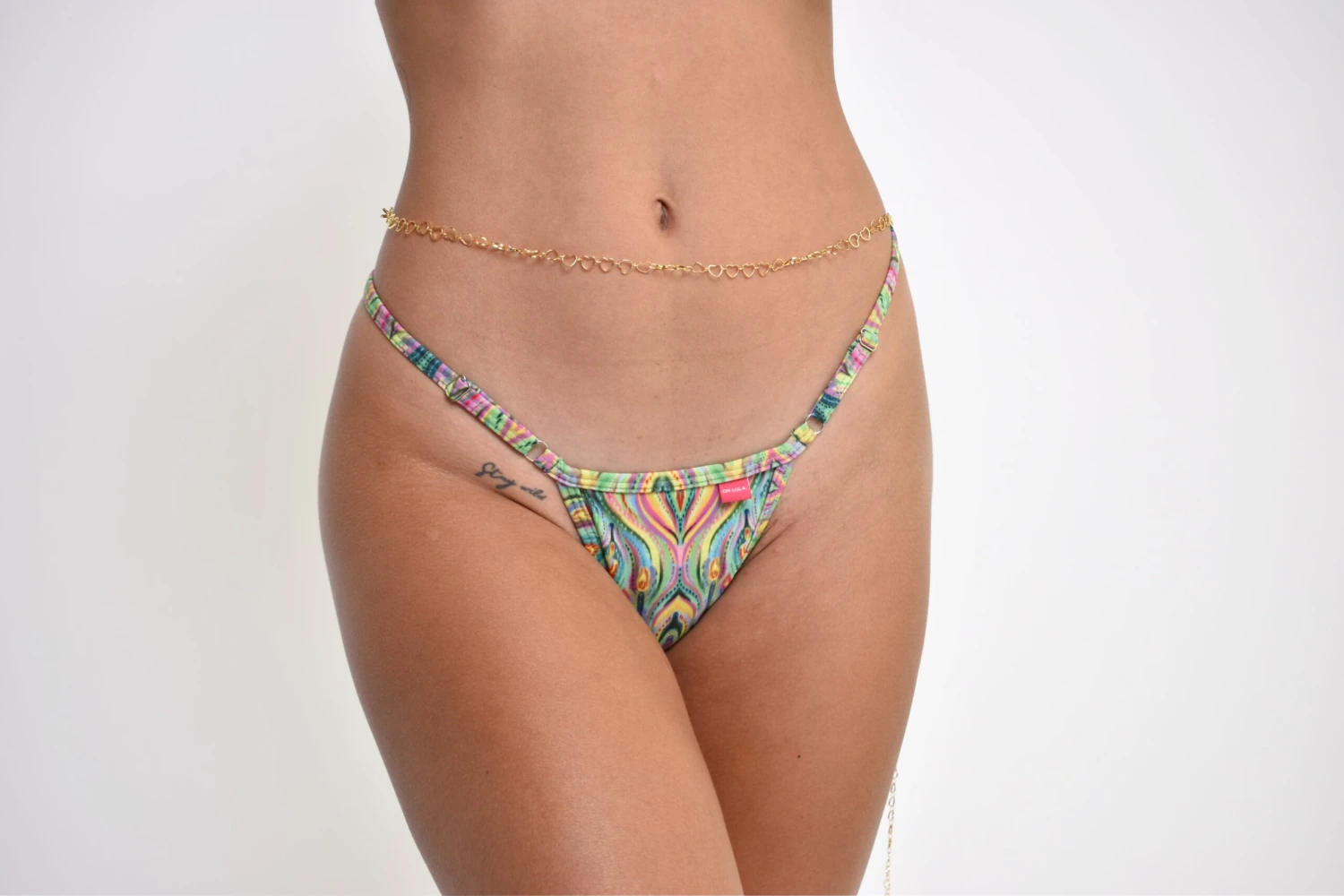 Royal Feathers Bandeau Bikini – Green 4 Royal Feathers Bandeau Bikini – Green - Image 4