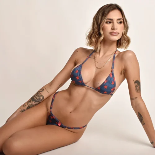 Sexy Liberty Micro Bikini -Bold Sea Bikini Store Sexy Liberty Micro Bikini by Oh Lola Swimwear