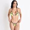 Soleil Noir Sheer Yellow Bikini