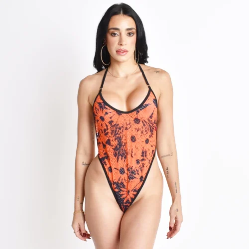 Sunset Waves Mesh Swimsuit -Bold Sea Bikini Store Sunset Waves Mesh Swimsuit