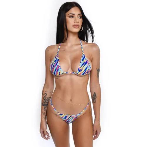 Vibrant Bloom Micro Bikini