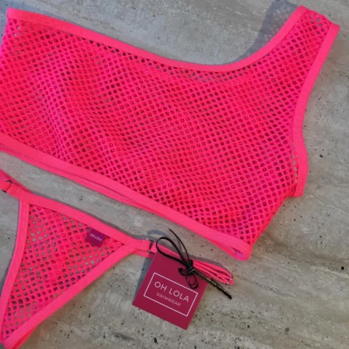 Temptation Micro Bikini One Sleeve – Neon Pink -Bold Sea Bikini Store WhatsApp Image 2019 07 12 at 4.20.03 PM