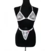 Mesh Stars Micro Bikini White – Mrs Barbara Edition