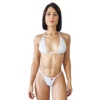 Crystalline Micro Bikini – White